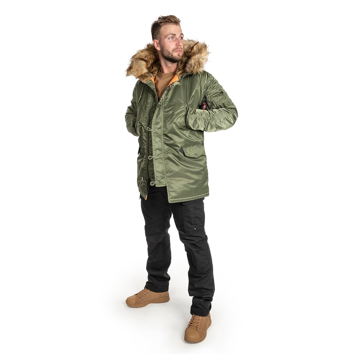 Alpha Industries - N3B VF 59 Fitted - Winterjacke - Sage Green