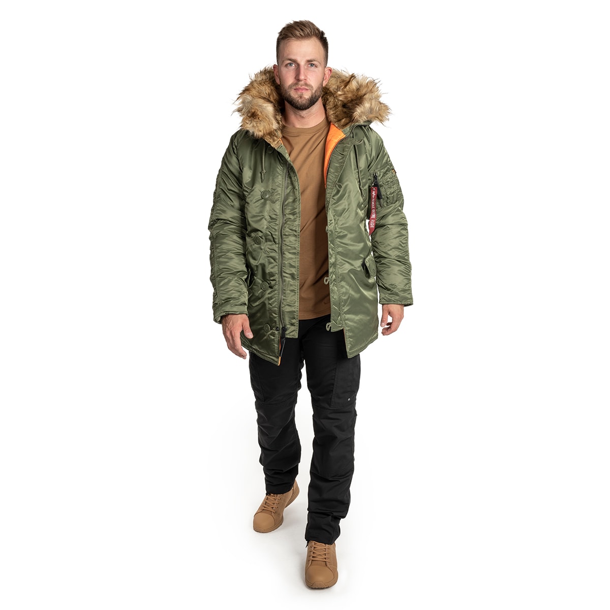 Alpha Industries - N3B VF 59 Fitted - Winterjacke - Sage Green