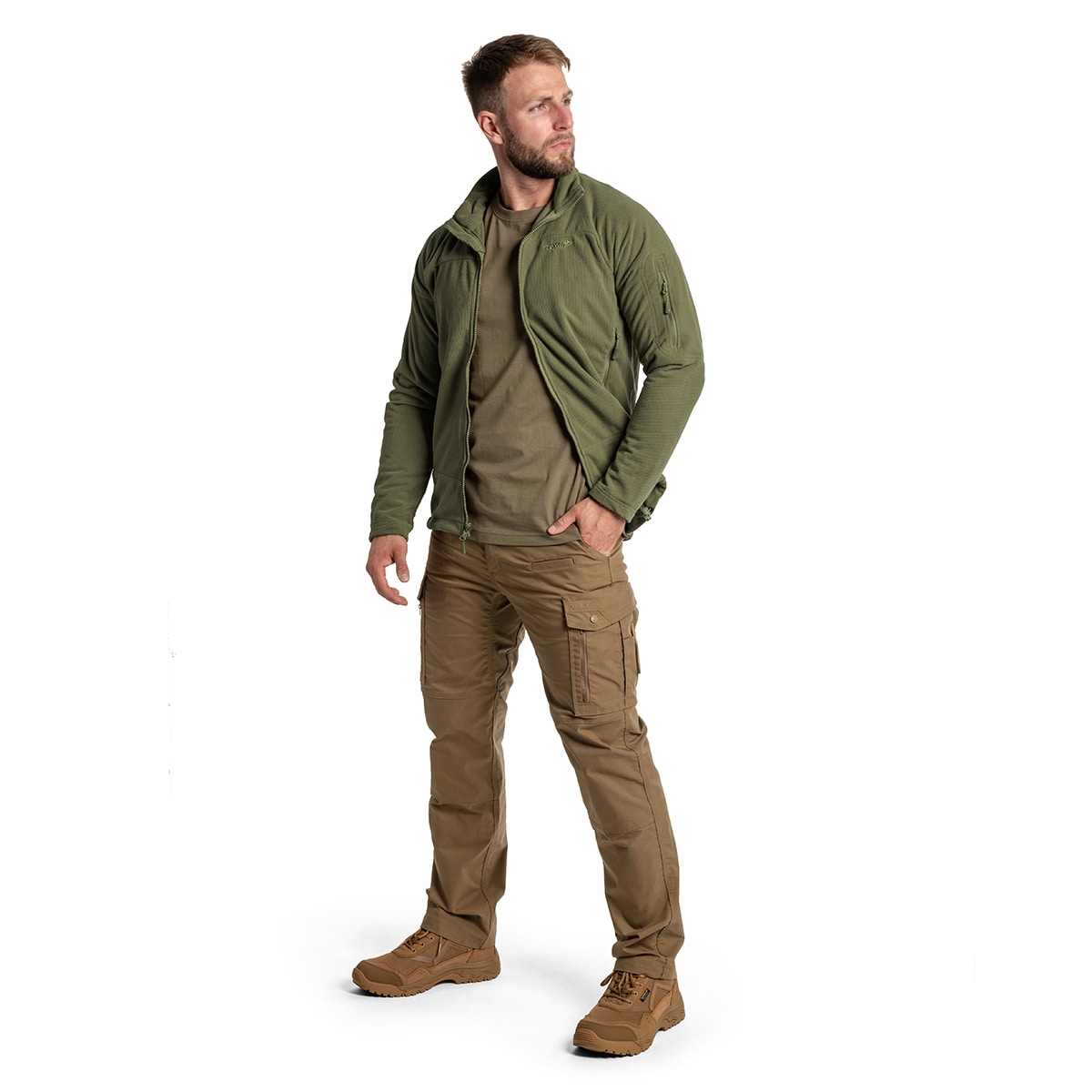 Texar - Conger - Fleecejacke - Olive