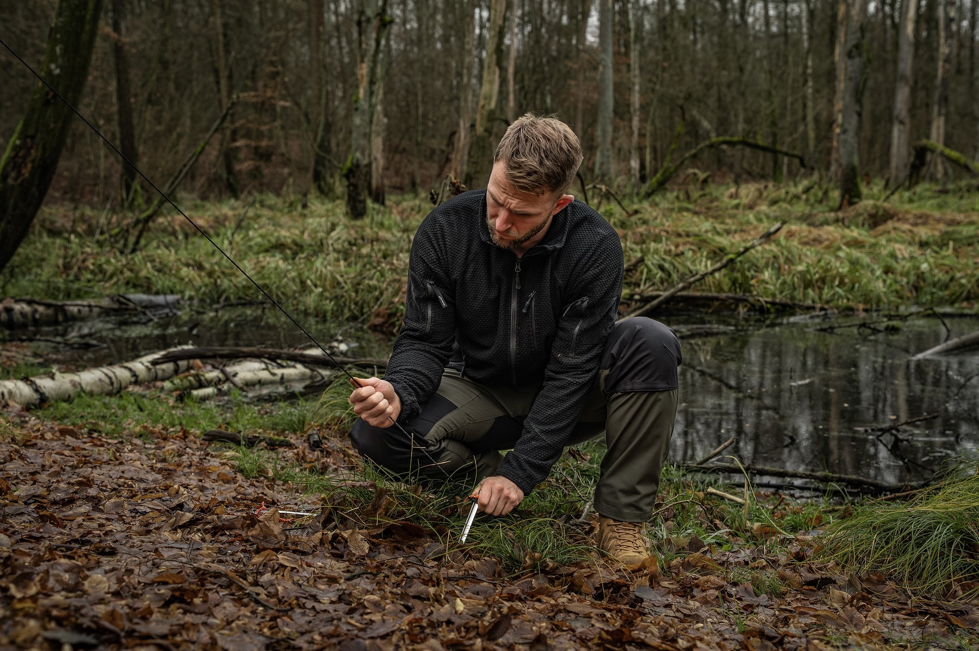 Helikon-Tex -Alpha Tactical Fleecejacke - Black