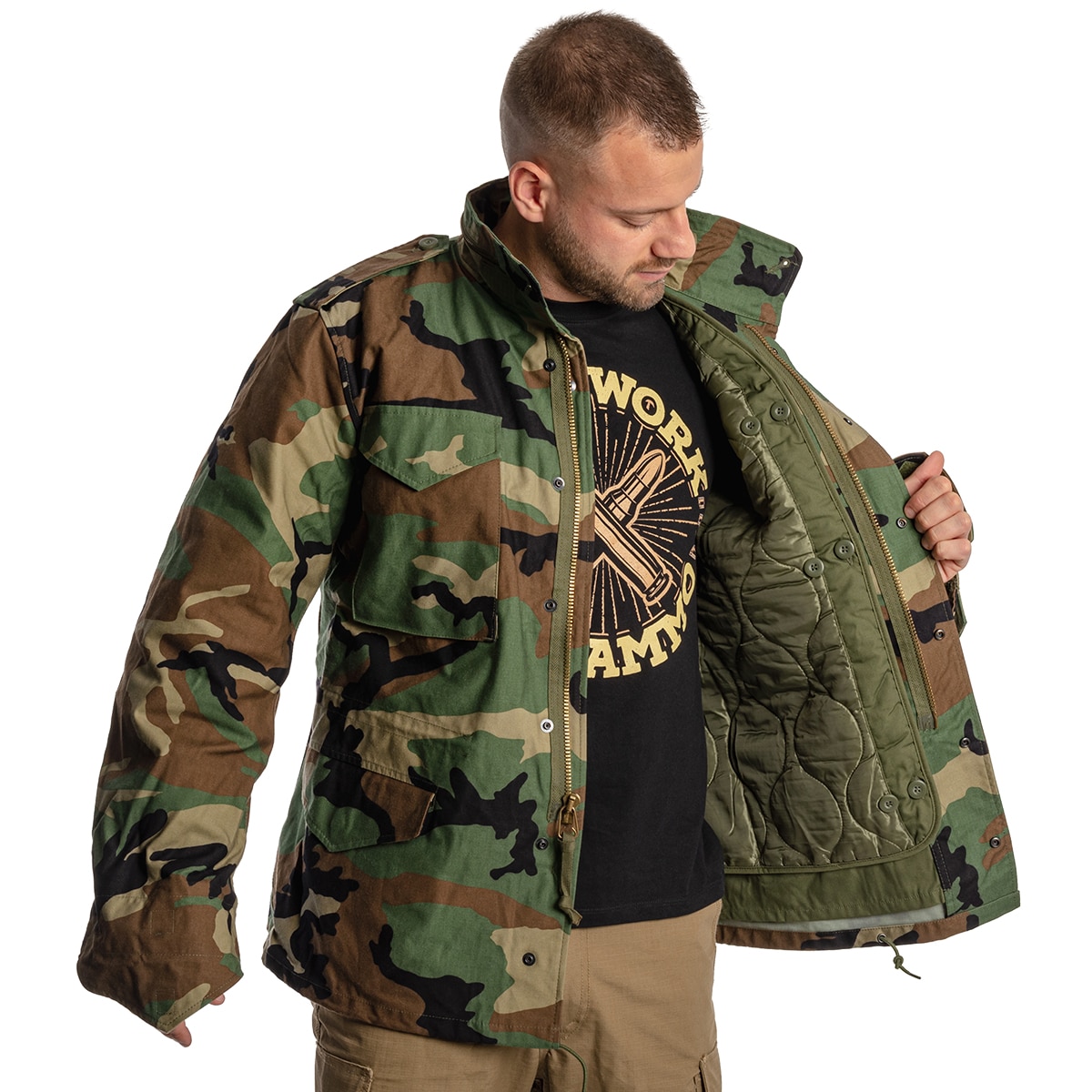 Helikon - M65 Nyco US Jacke - US Woodland