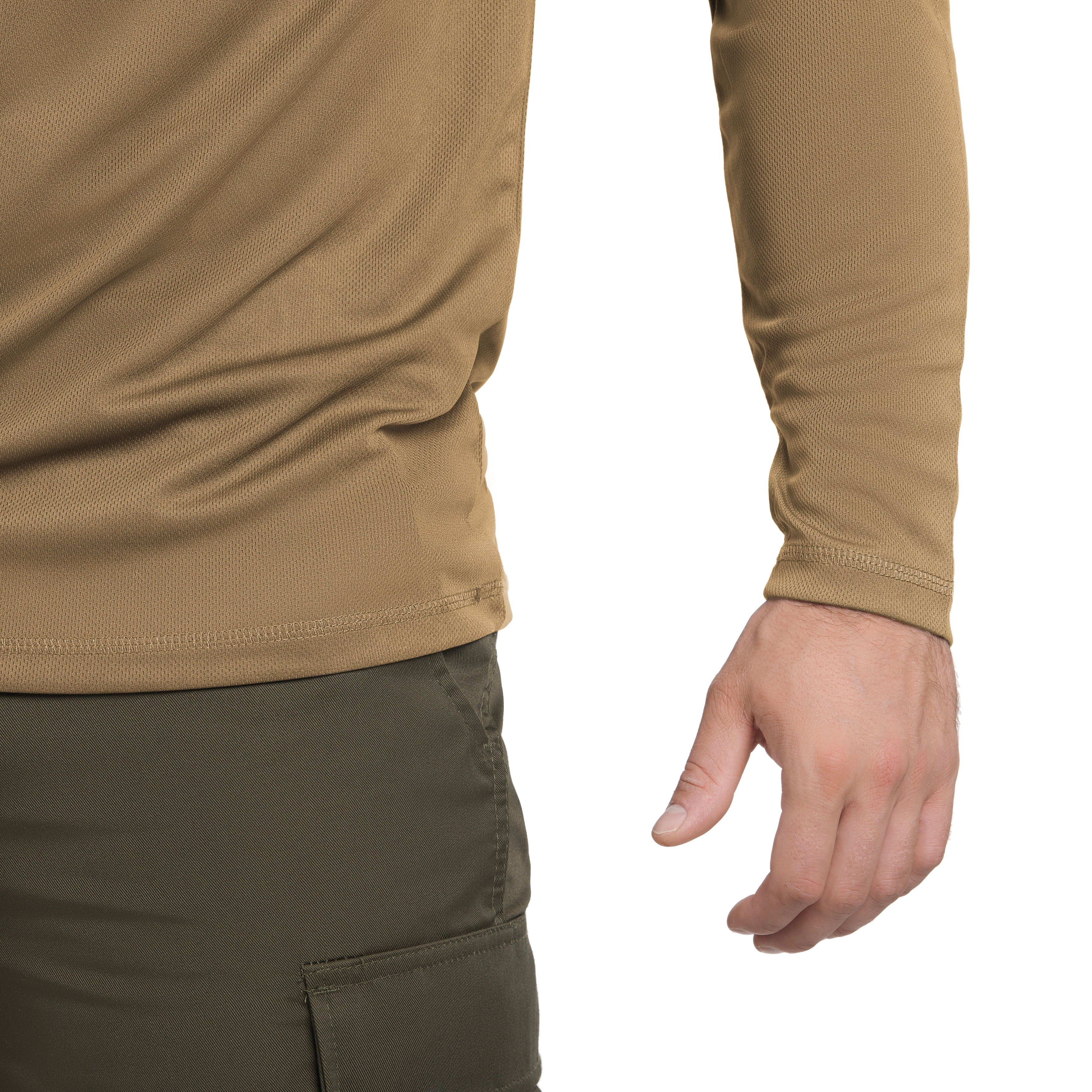 Mil-Tec - Tactical - langärmliges Thermoshirt - Coyote