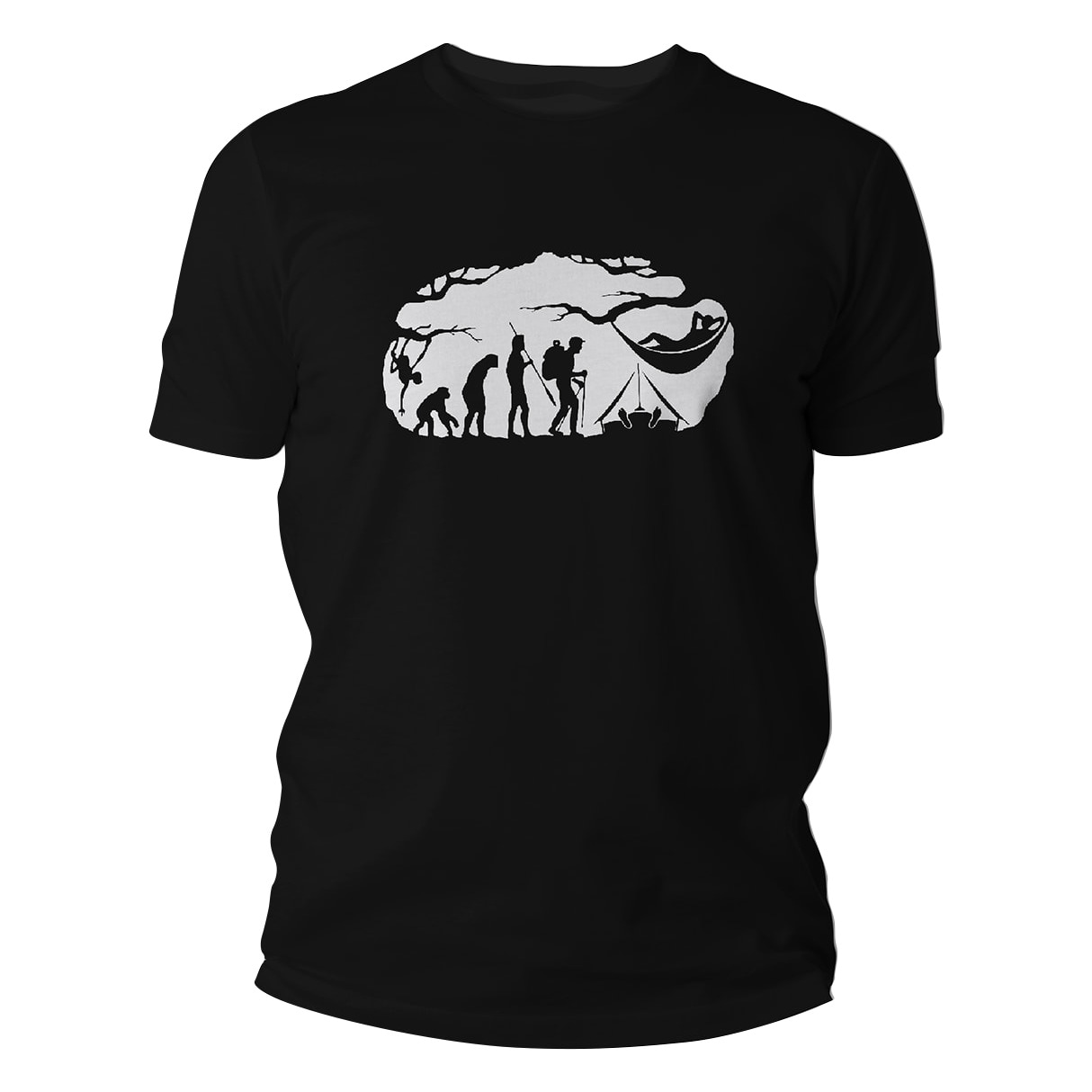 TigerWood - Bushcraft Evolution T-Shirt - Schwarz