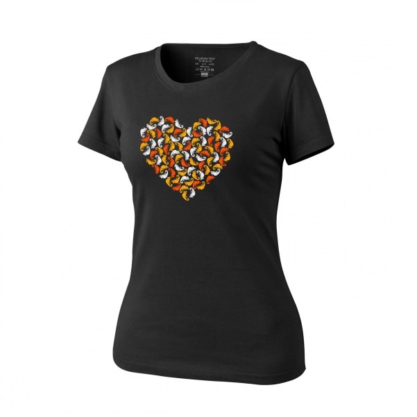 Helikon - Chameleon Heart - Damen-T-Shirt - Black