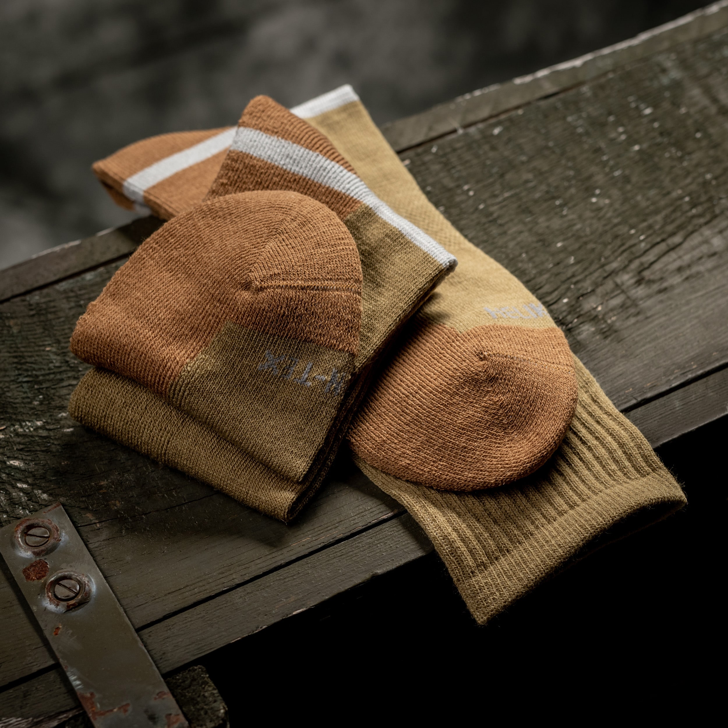 Helikon-Tex - Merino - Socken - Olive Green/Coyote