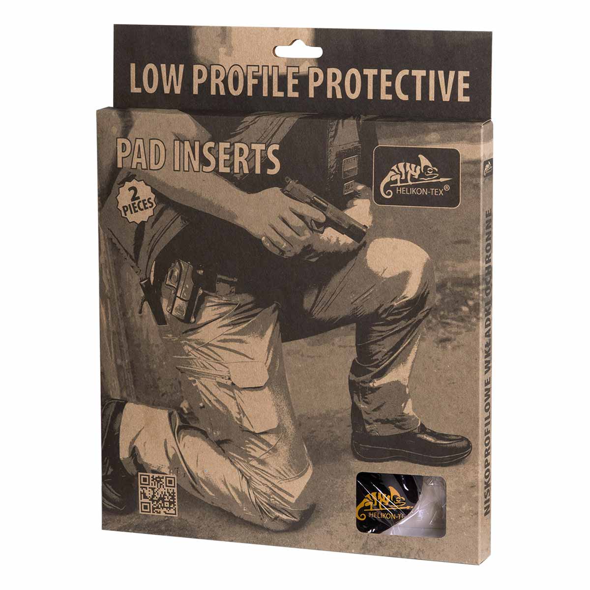 Helikon - Low Profile Protective Pad Inserts - Knie- und Ellenbogen-Polster - Black