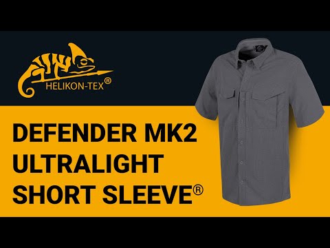 Helikon - Kurzarm-Hemd Defender Mk2 Ultralight - Silver Mink