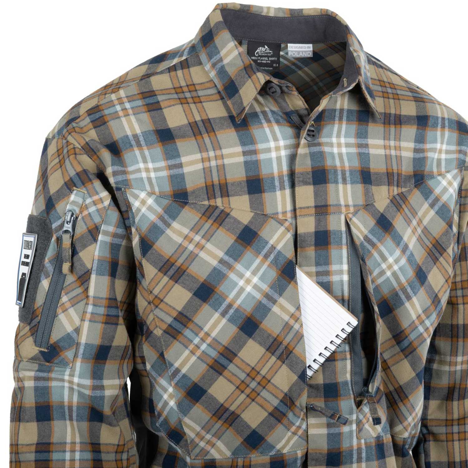 Helikon - MBDU Flannel Ginger Plaid - Hemd 