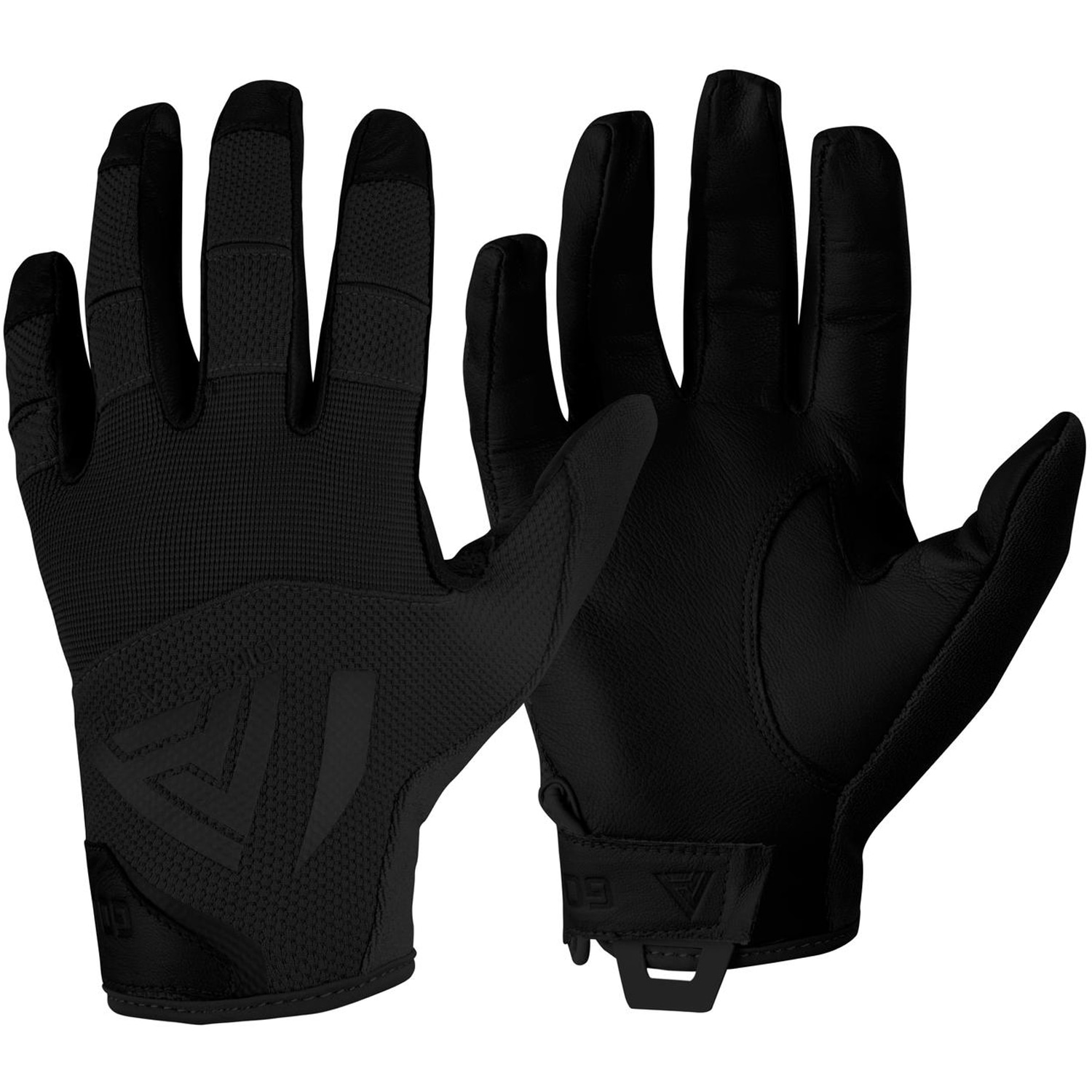 Direct Action Hard Gloves Leather - Taktische Handschuhe - Black