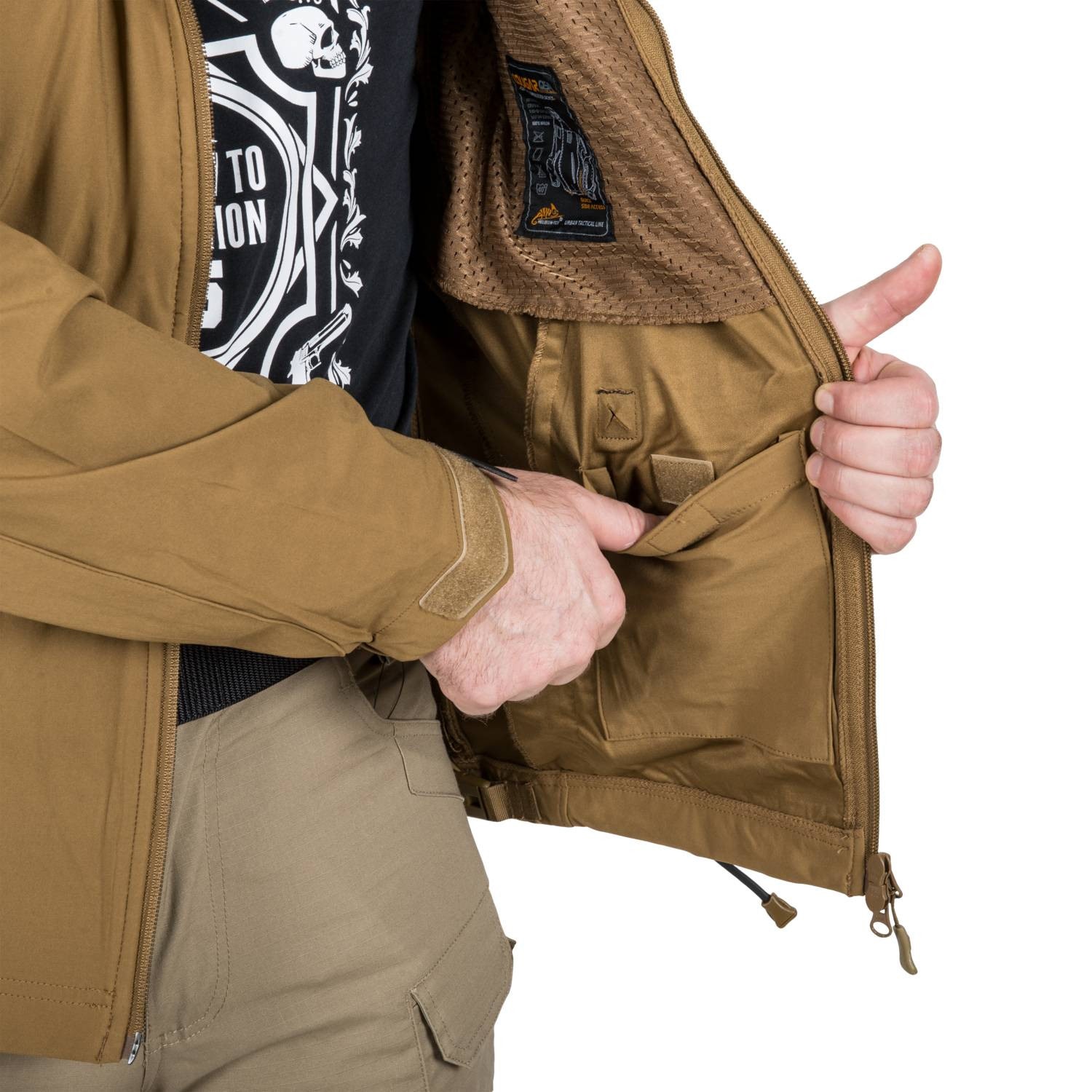 Helikon Cougar Softshell QSA HID - Jacke - Coyote