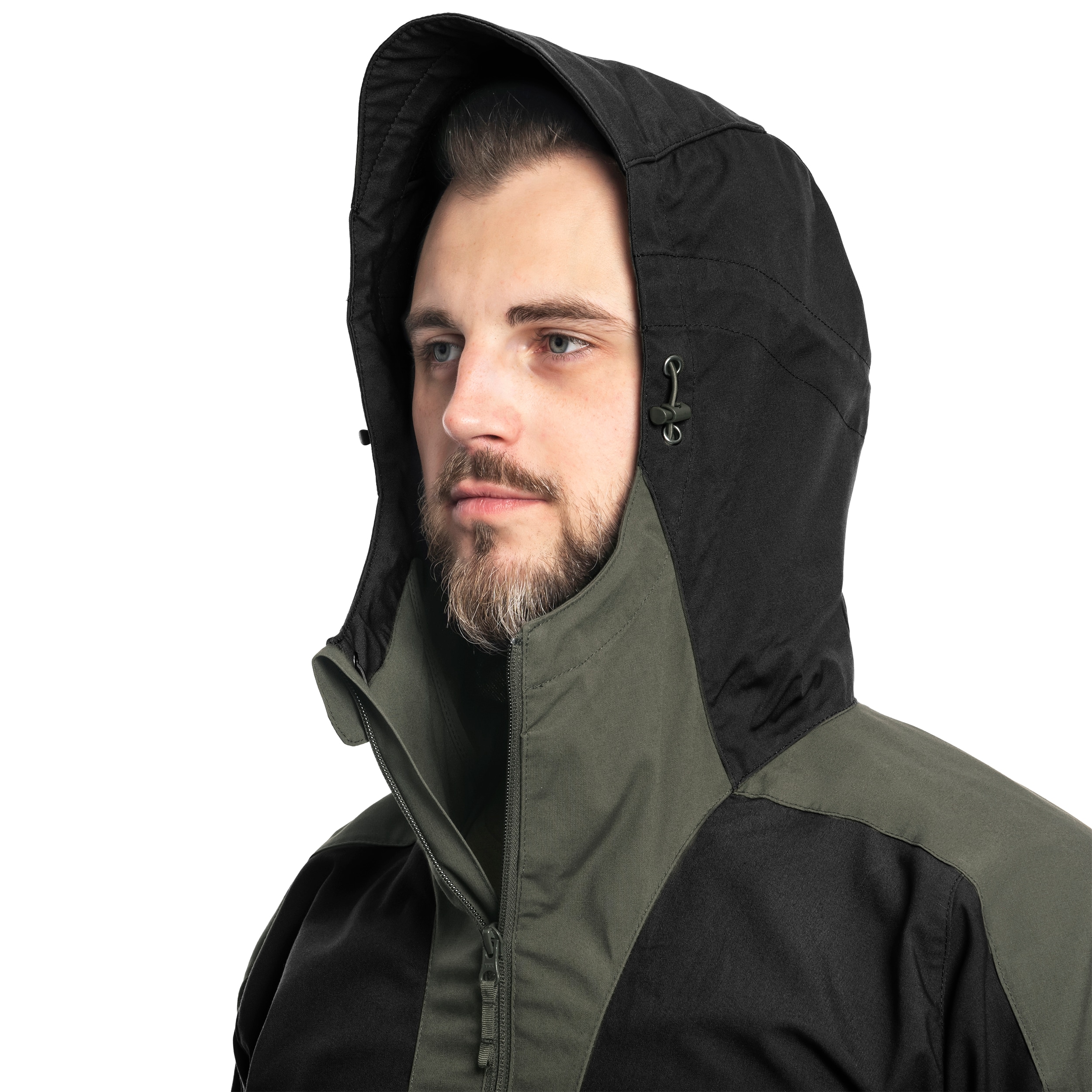 Helikon - Woodsman Anorak - Jacke - Black/Taiga Green