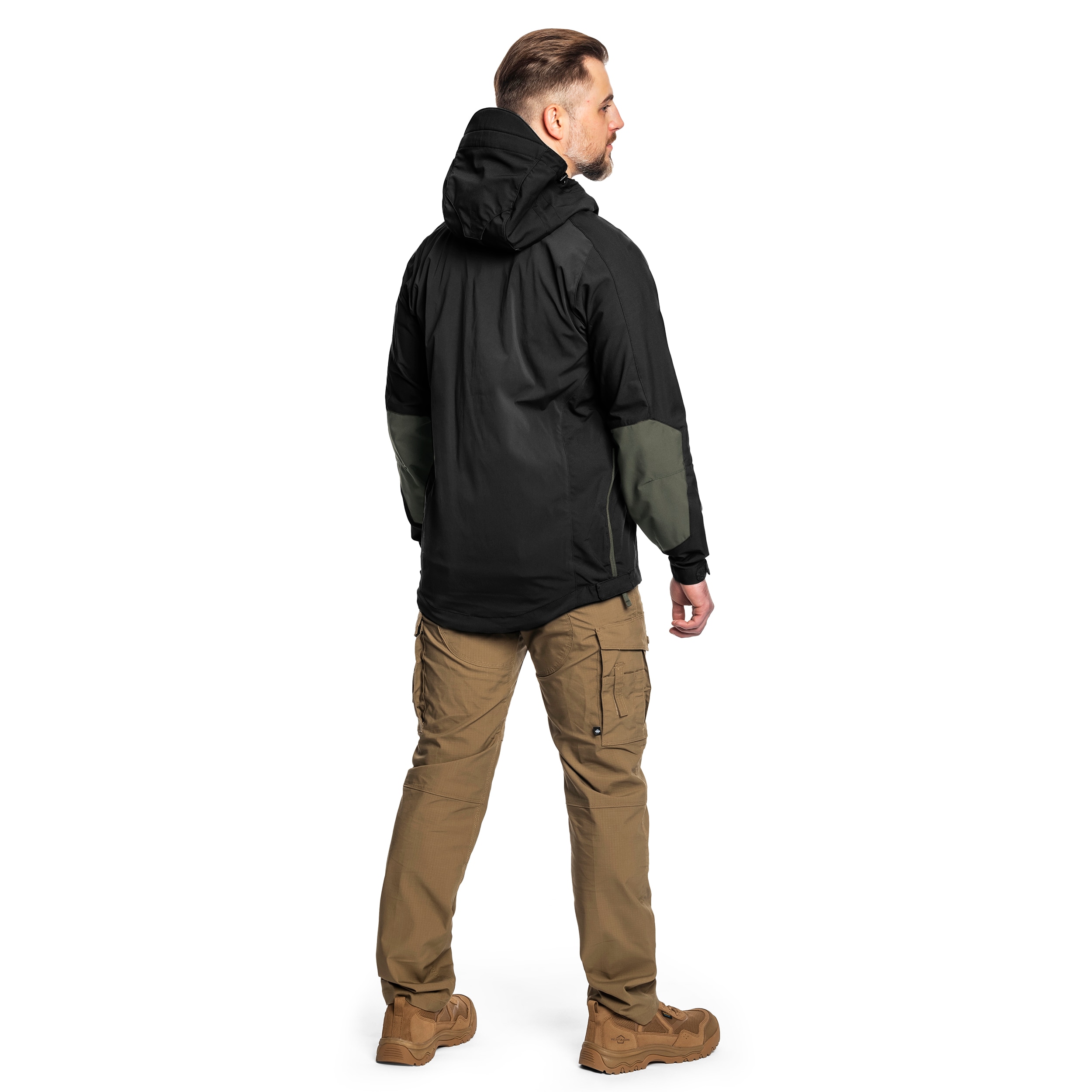 Helikon - Woodsman Anorak - Jacke - Black/Taiga Green