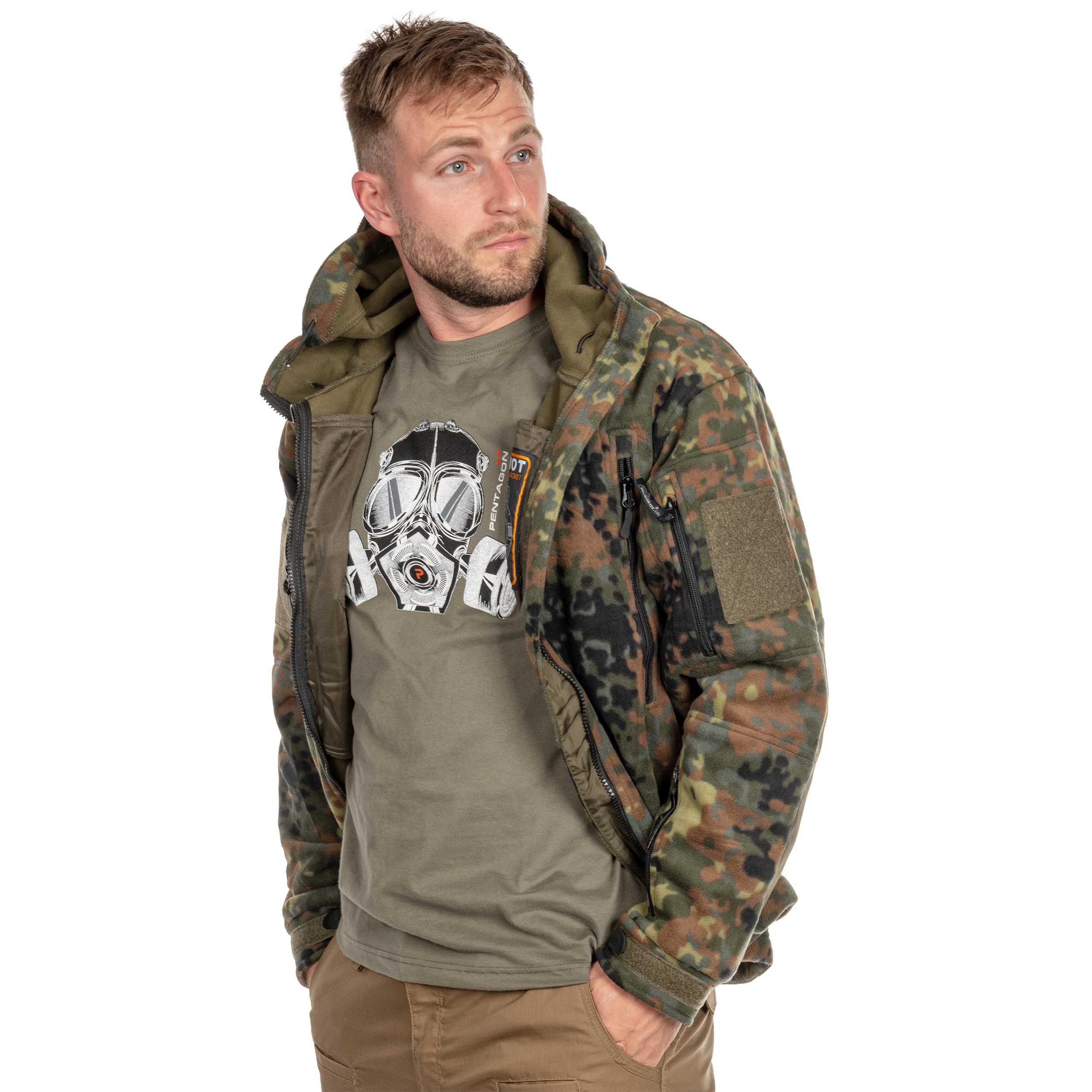 Helikon-Tex - Patriot Fleecejacke - Flecktarn