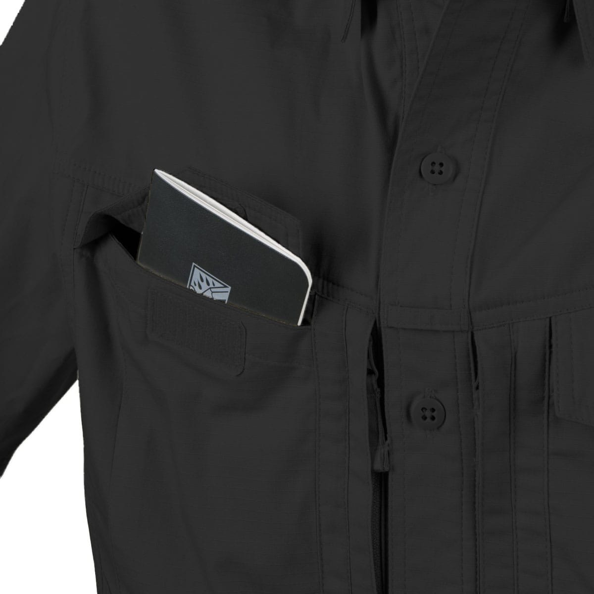 Helikon-Tex - Defender Mk2 PolyCotton Ripstop - Kurzarmhemd - Black