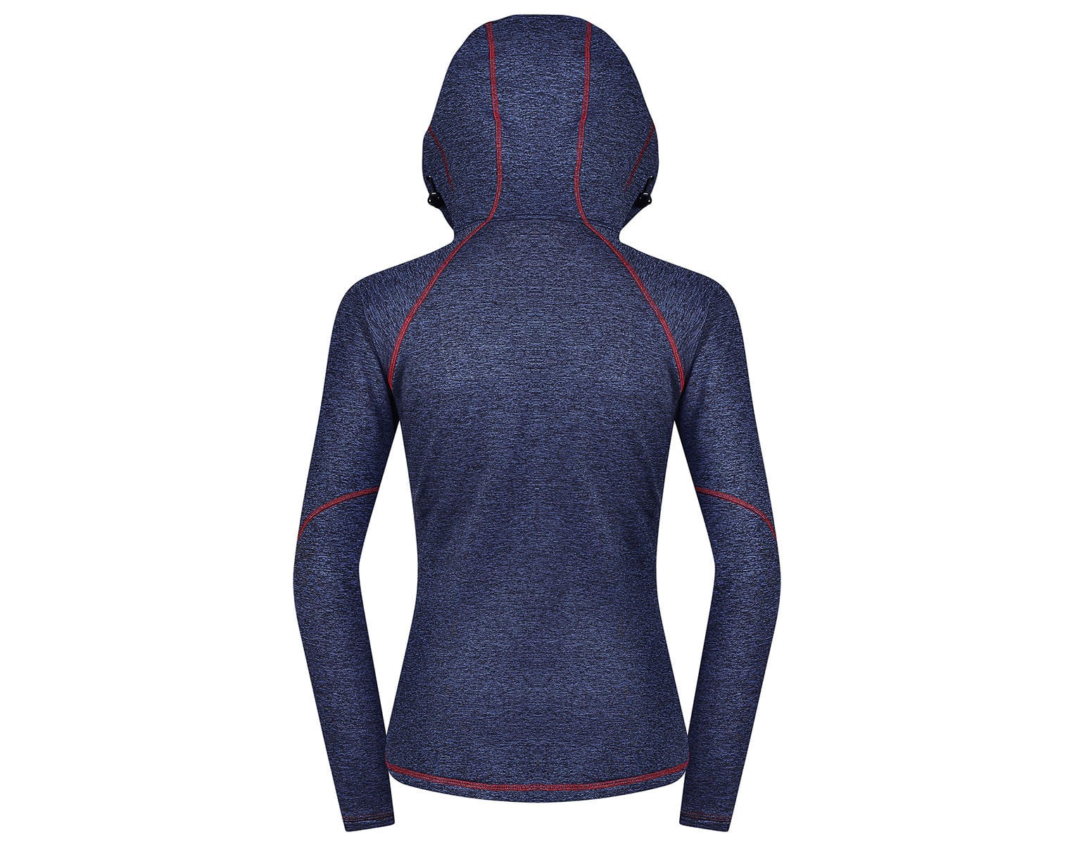 Fjord Nansen - Hasvik Wind Women - Damen Thermo-Sweatshirt - blue/navy melange/red