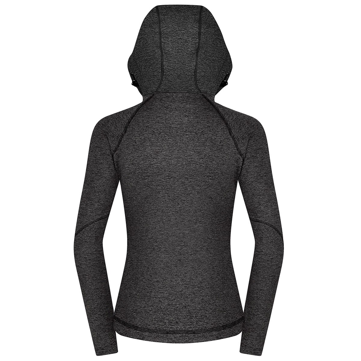 Fjord Nansen - Hasvik Wind Women - Damen Thermo-Sweatshirt - Black/Graphite Melange