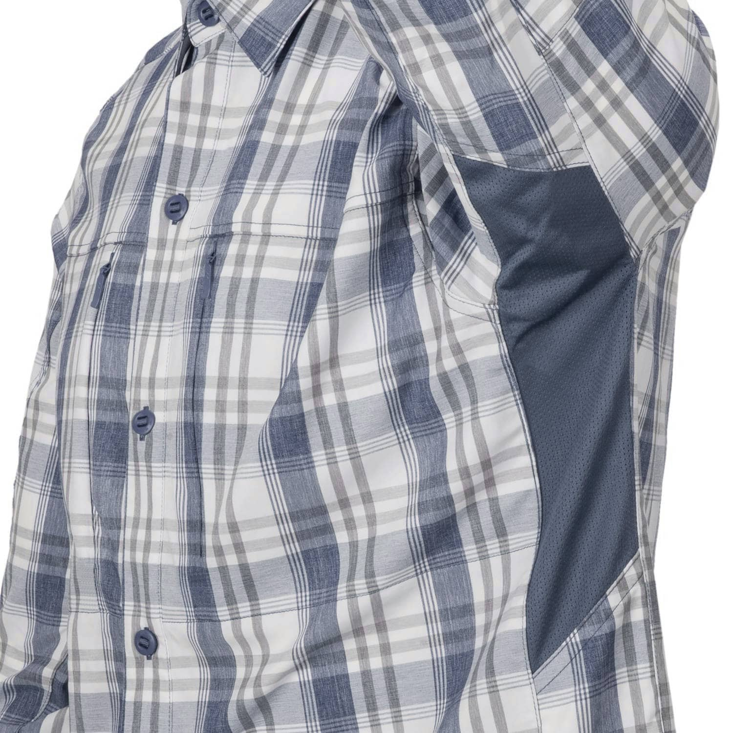 Helikon - Trip - Langarm-Hemd - Indigo Plaid