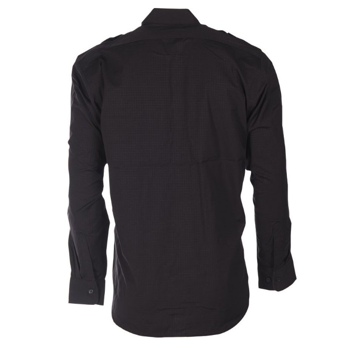 Mil-Tec Ripstop - Taktisches Hemd  Long Sleeve - Black