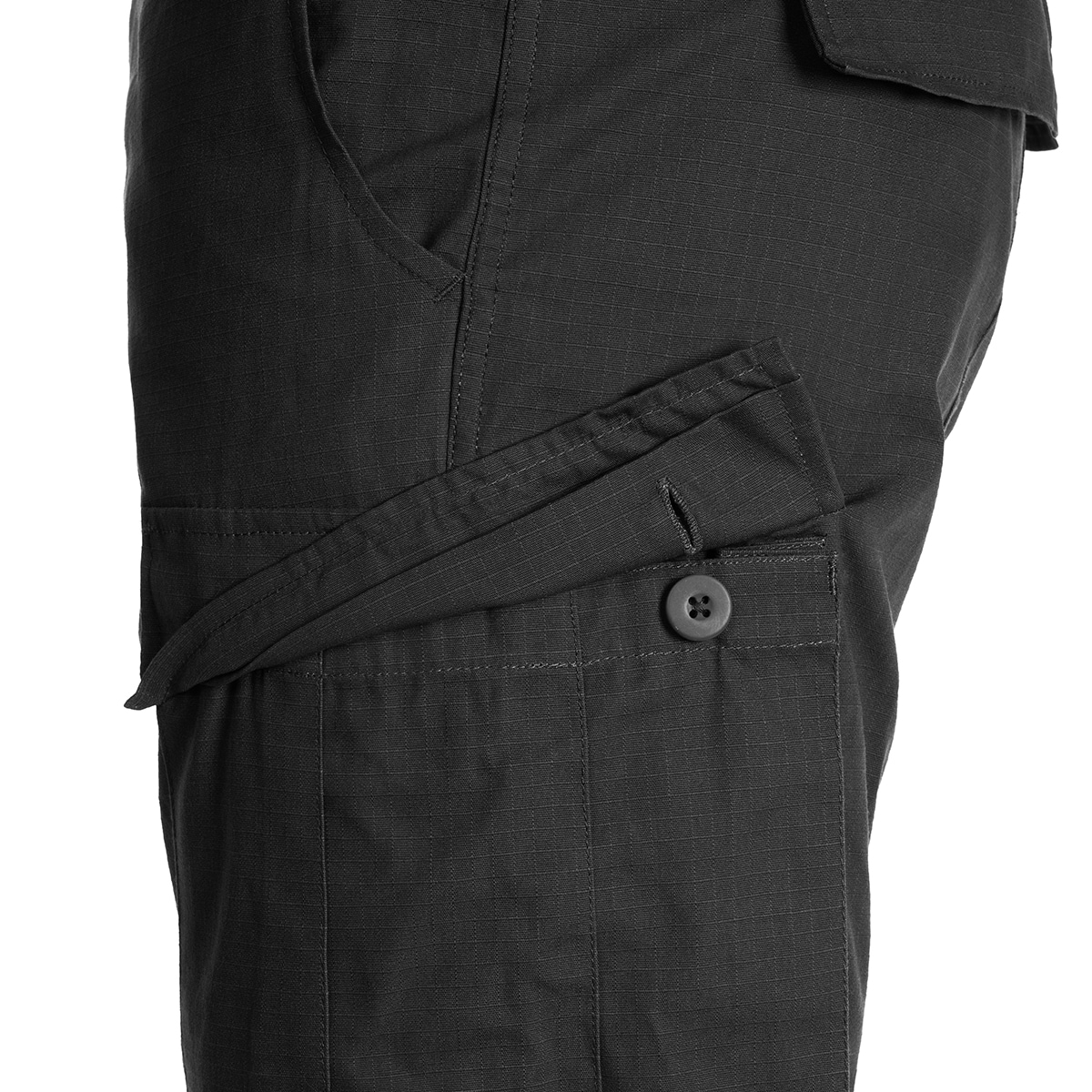 Mil-Tec - Teesar RipStop BDU Slim Fit Militärhose - Black
