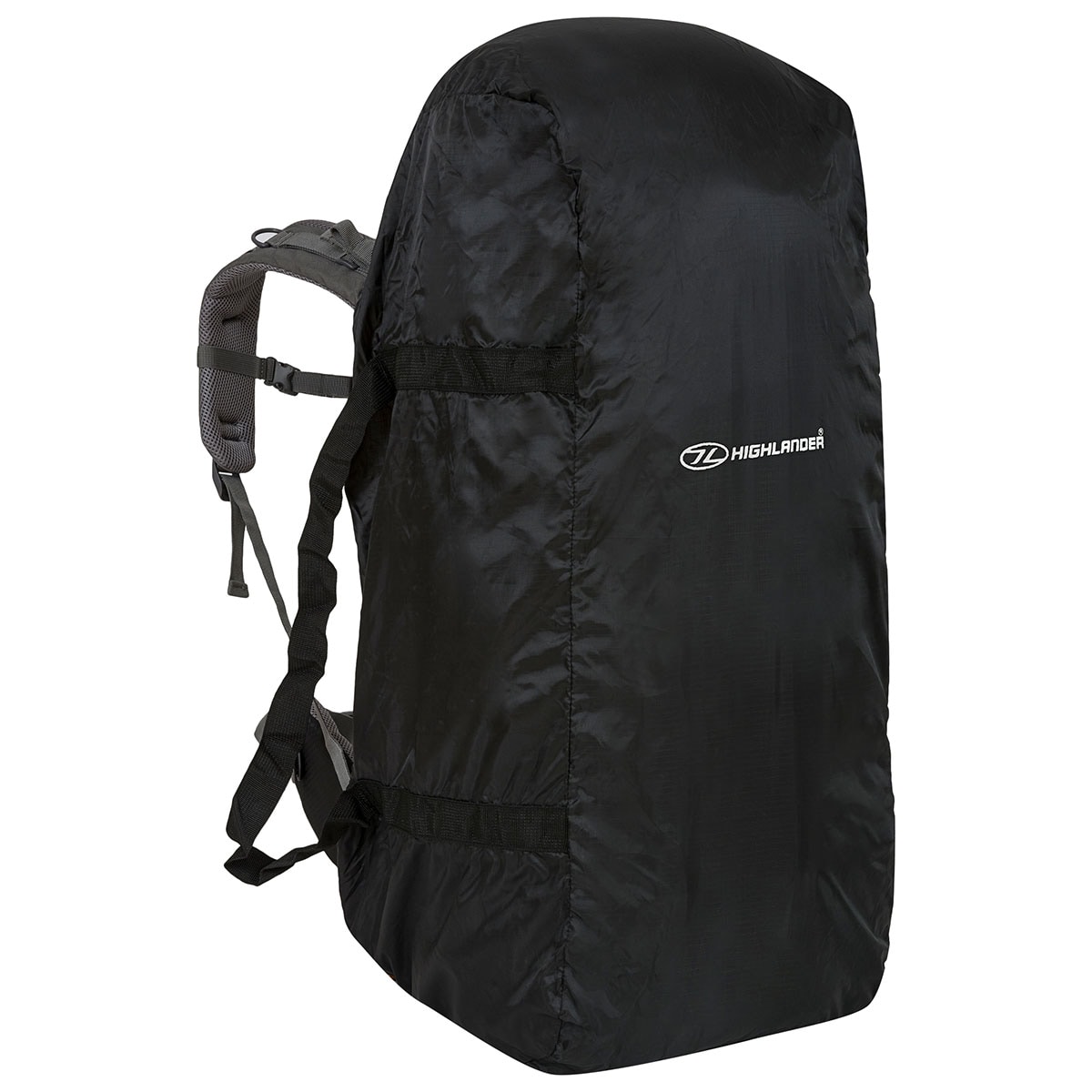 Highlander - Outdoor Combo Rain Cover - Rucksackhülle 80-100 l - Black