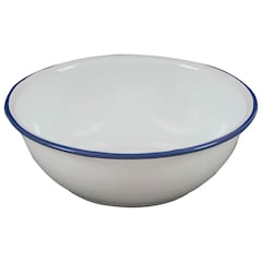 Highlander - Enamel Bowl - Schüssel - White