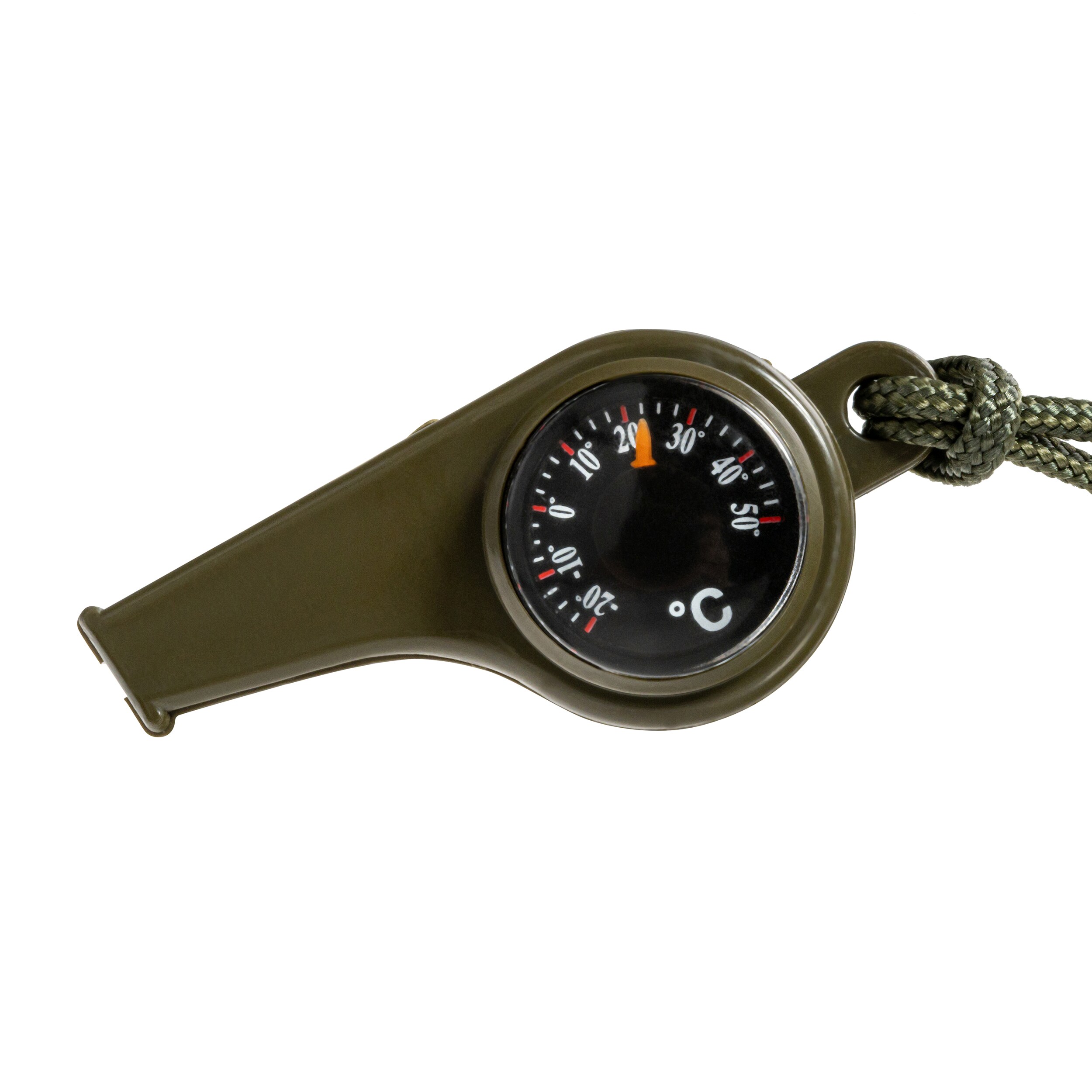 Highlander - Outdoor - Signalpfeife mit Kompass und Thermometer