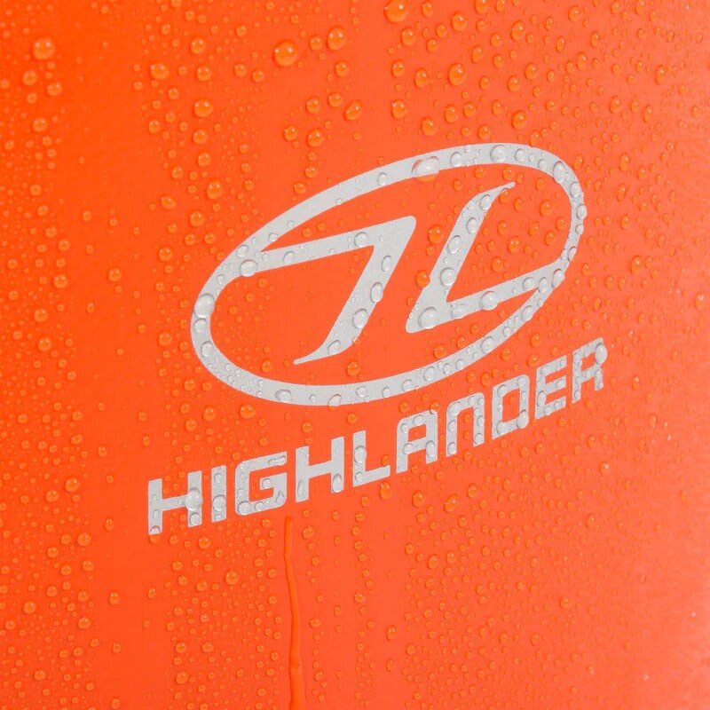 Highlander - Outdoor Tri Laminate PVC Drybag Small - Wasserdichter Beutel 16 l - Orange