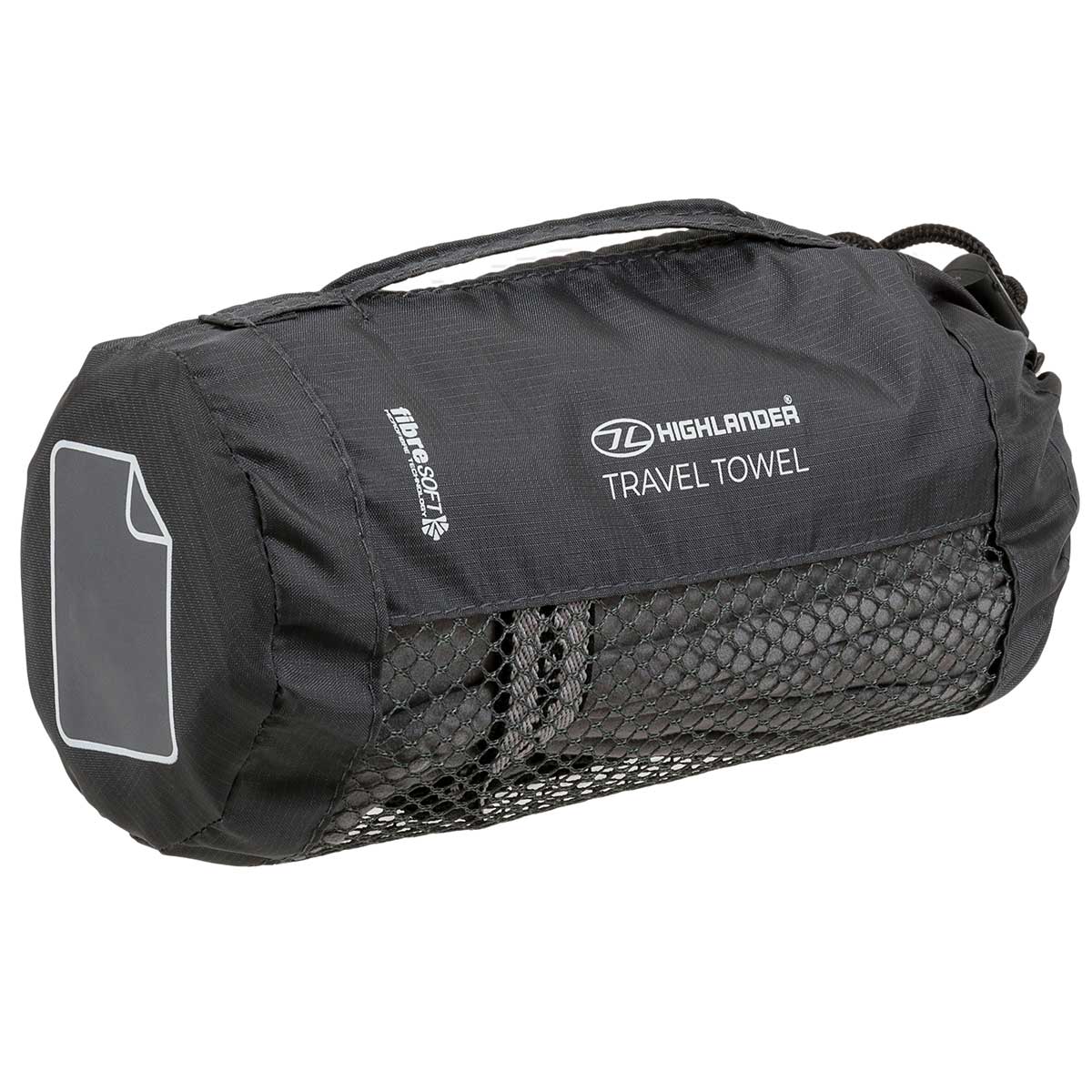 Highlander - Outdoor Fibre Soft - Schnelltrocknendes Handtuch S - Charcoal