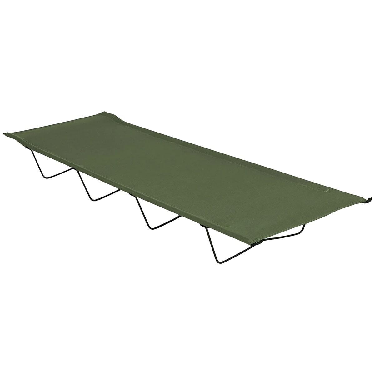 Higlander - Faltbares Feldbett aus Stahl - Olive - 182 x 58,5 cm