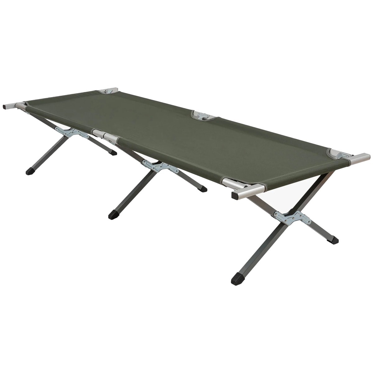 Highlander - Outdoor - Klappbares Feldbett - Olive - 190 x 64 cm