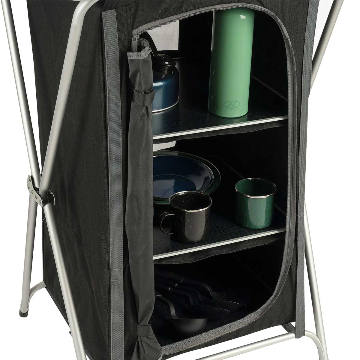 Highlander - Outdoor - Faltbarer Campingschrank