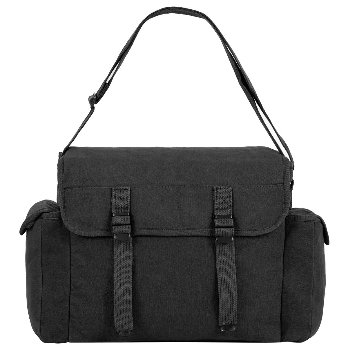 Highlander - Outdoor Canvas Heavy Duty Haversack - Umhängetasche 18 l - Black 