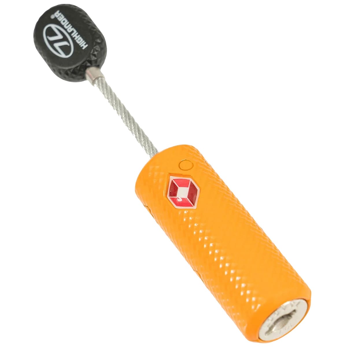 Highlander - TSA Barrel Zip - Vorhängeschloss - Orange