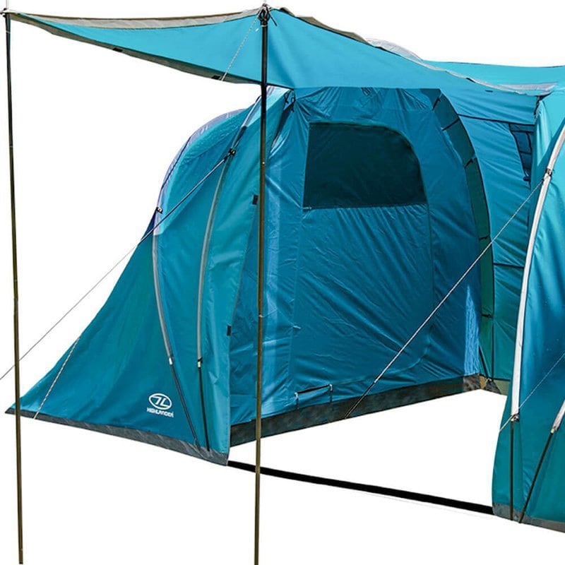 Highlander - Outdoor Cypress - 4-Personen-Zelt mit Apsis - Teal 