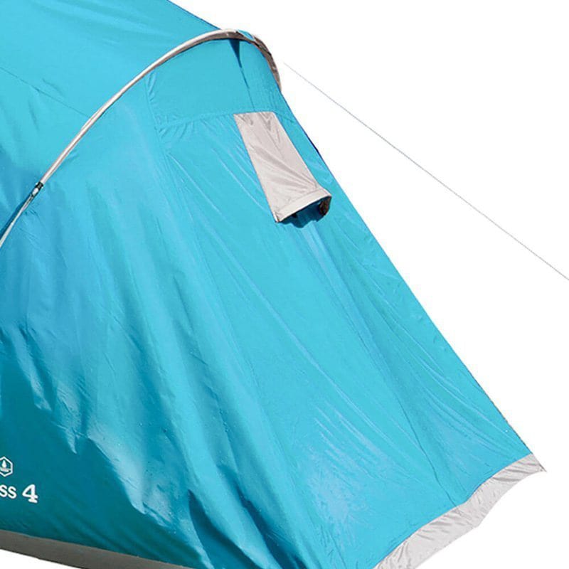 Highlander - Outdoor Cypress - 4-Personen-Zelt mit Apsis - Teal 