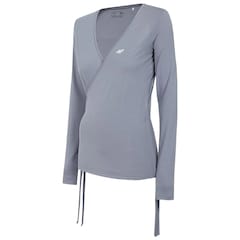 4F - TSDL011 Longsleeve Damen-T-Shirt - Blau