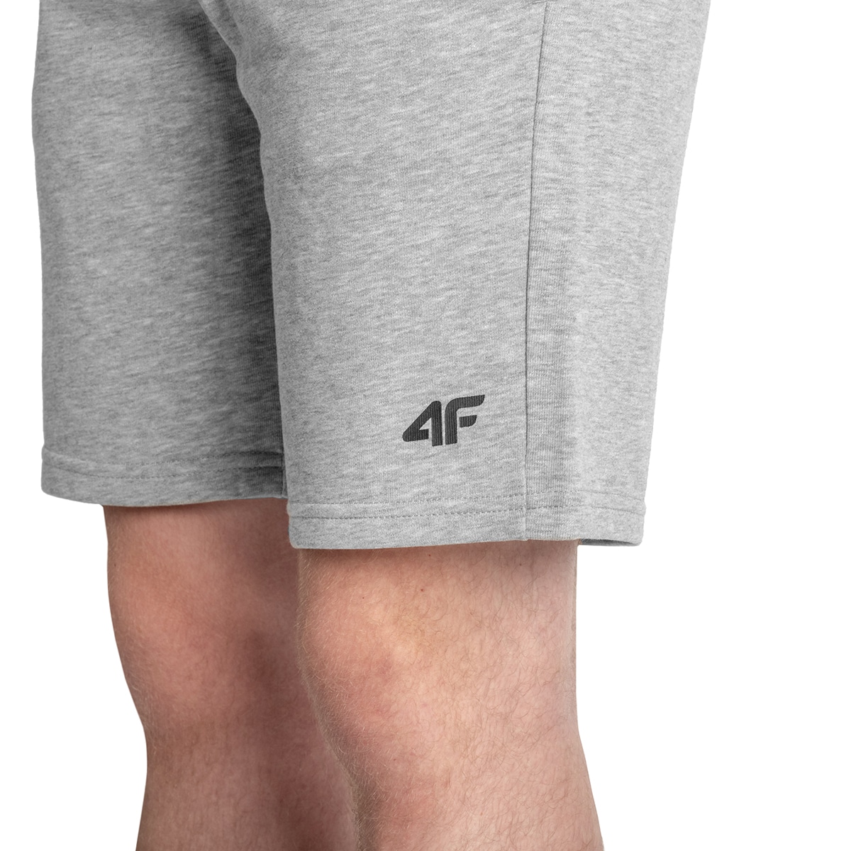 4F - TSHOM156 - Shorts - Cooles Hellgrau Melange
