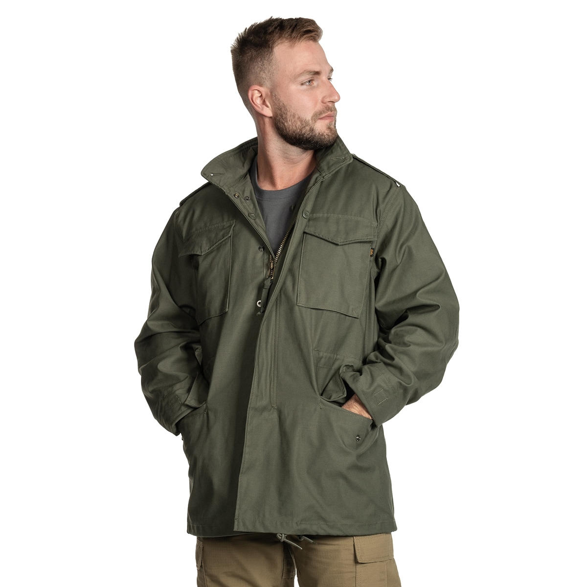 Alpha Industries - M-65 Jacke - Olive Green