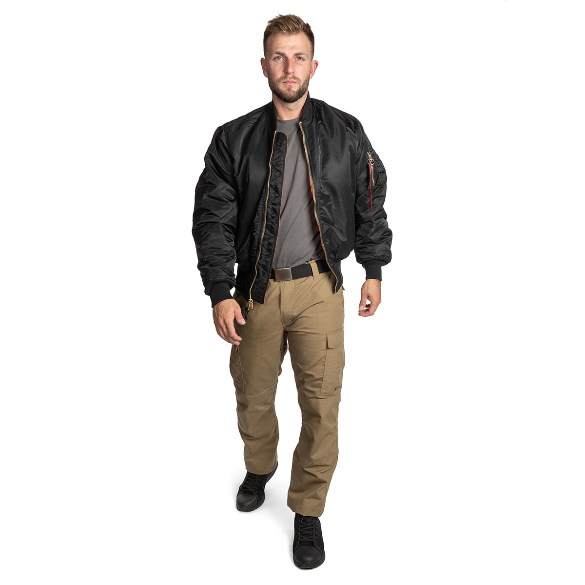 Alpha Industries - MA-1 Flyers Jacke - Black