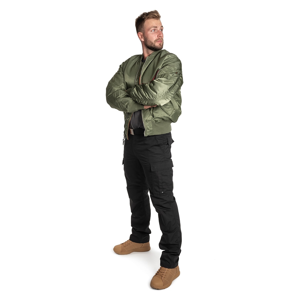 Alpha Industries - MA-1 Flyers Jacke - Sage Green