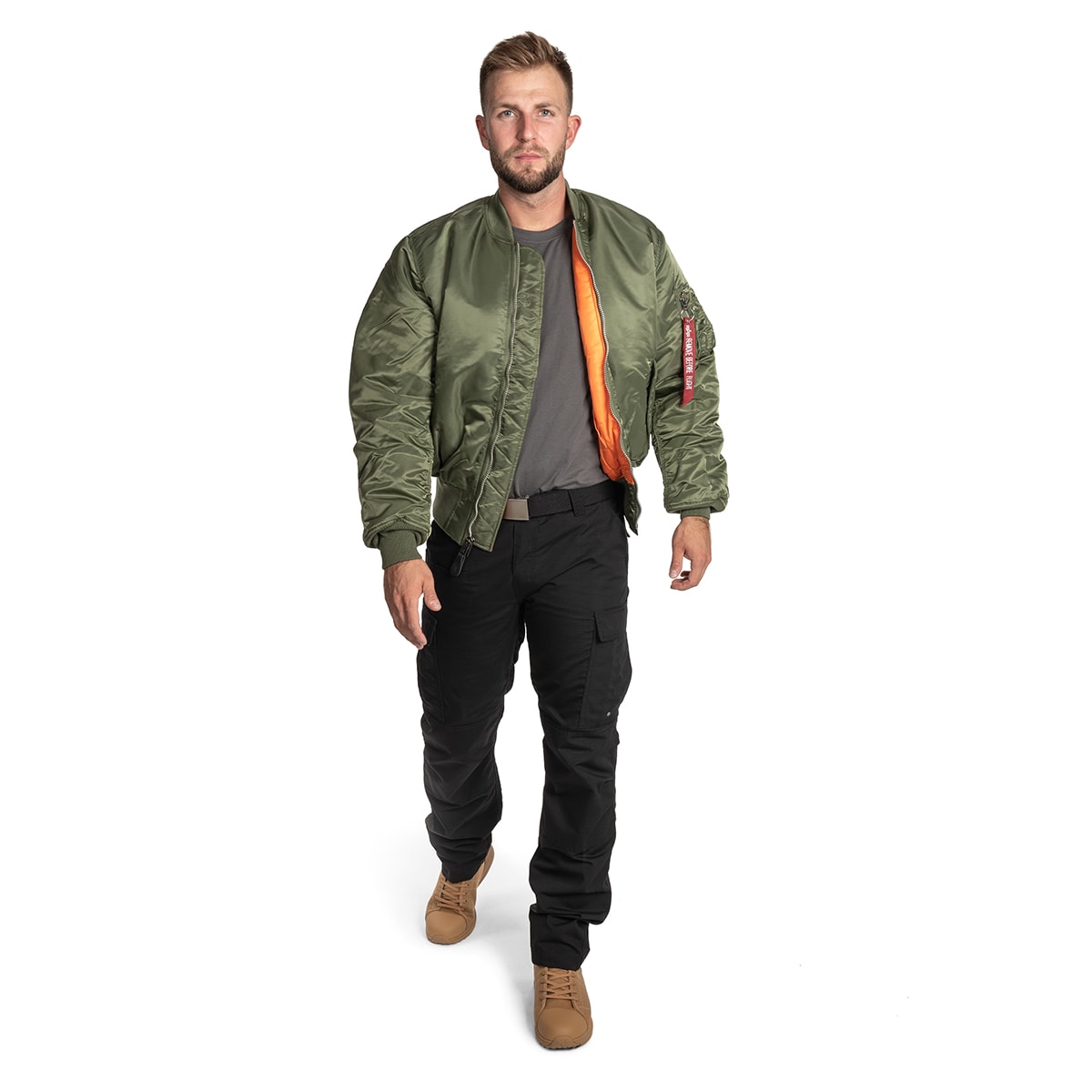 Alpha Industries - MA-1 Flyers Jacke - Sage Green