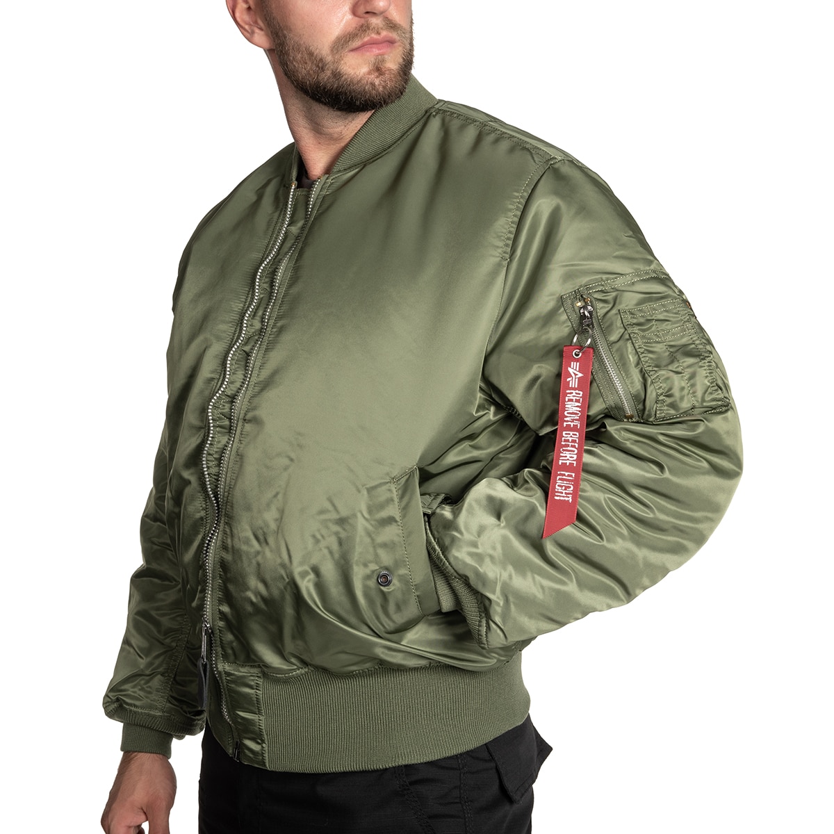 Alpha Industries - MA-1 Flyers Jacke - Sage Green