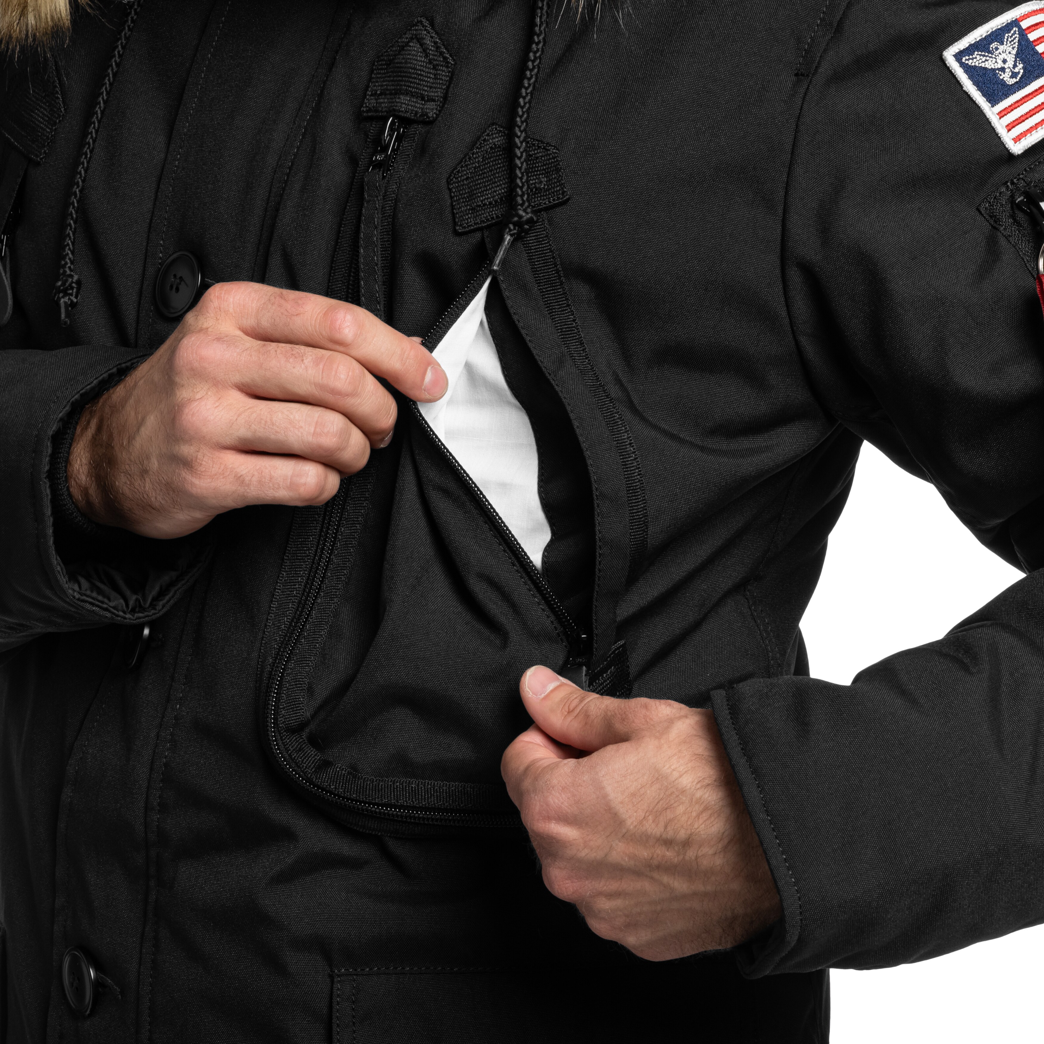 Alpha Industries - Polar Jacket - Jacke - Black