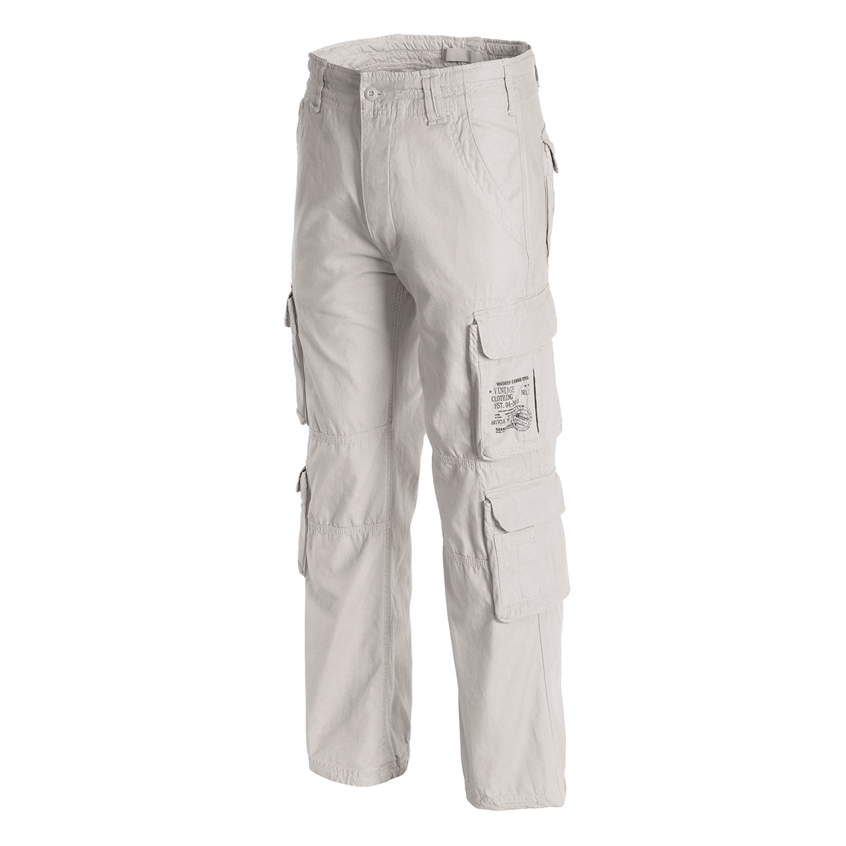 Brandit - Pure Vintage - Militärhose Old White