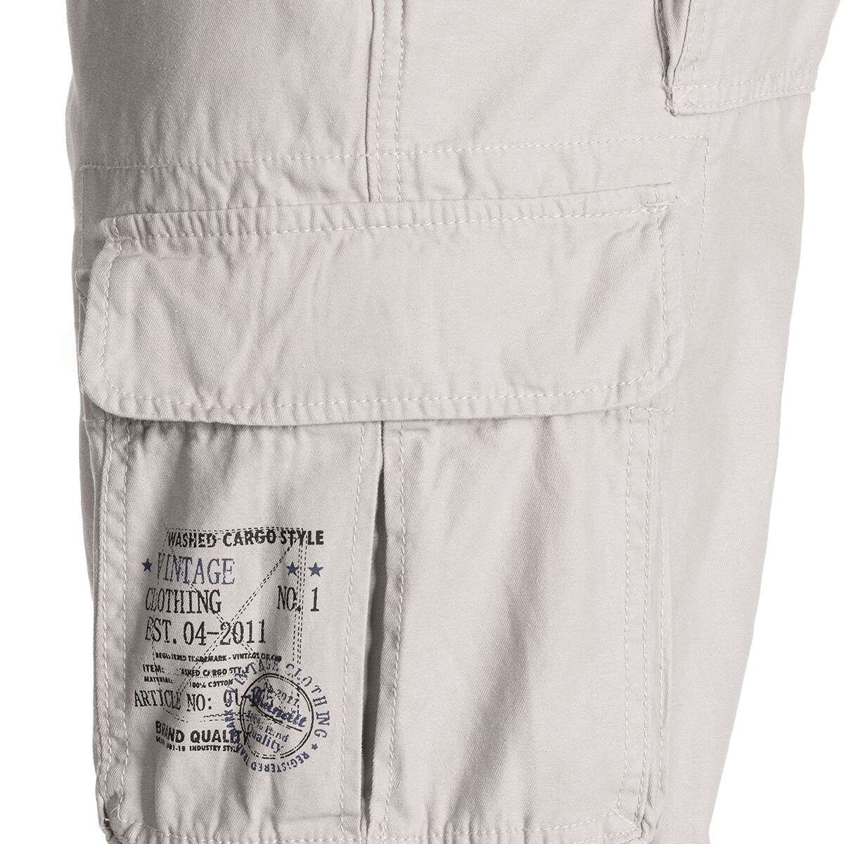 Brandit - Pure Vintage - Militärhose Old White