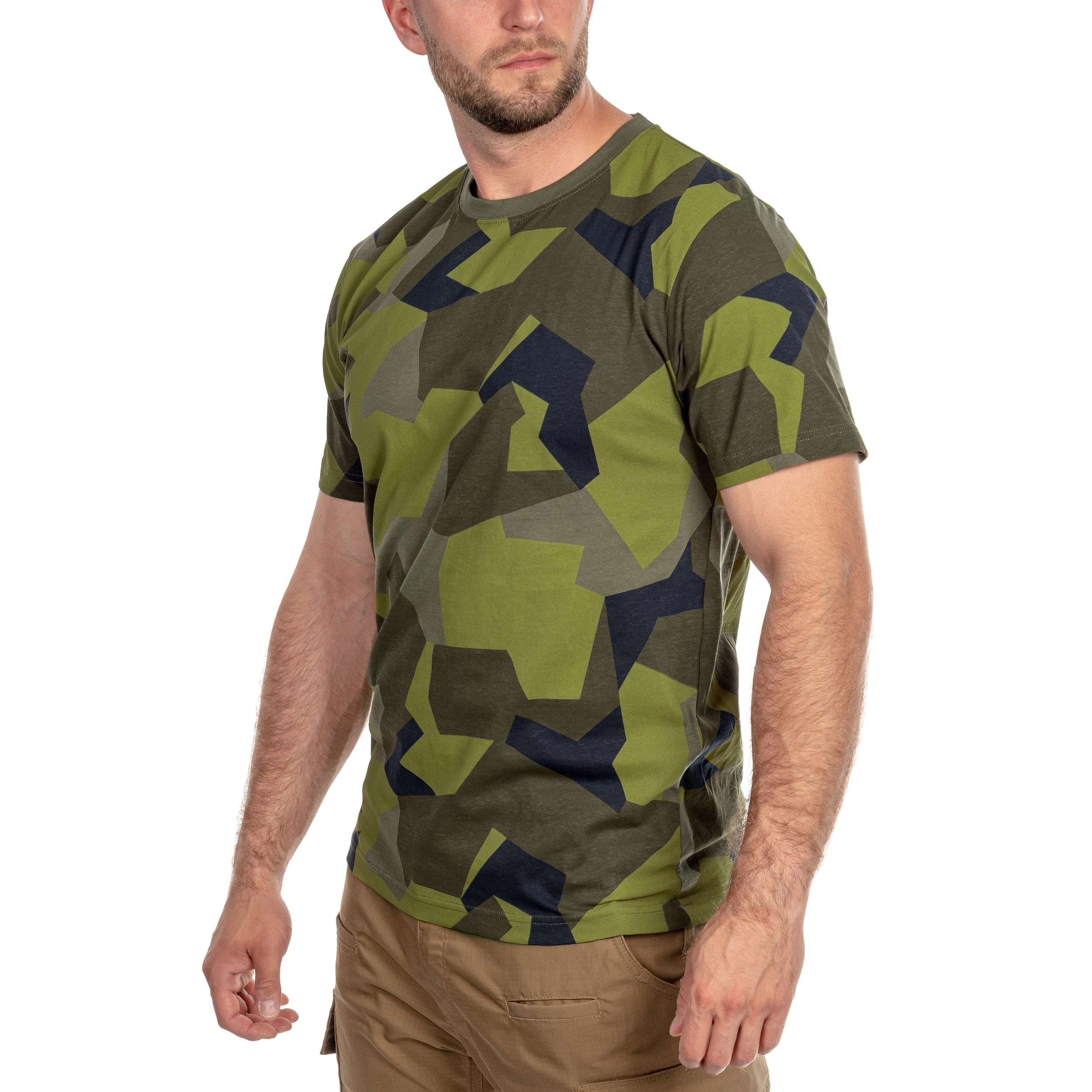 Brandit - T-Shirt - Swedish Camo M90