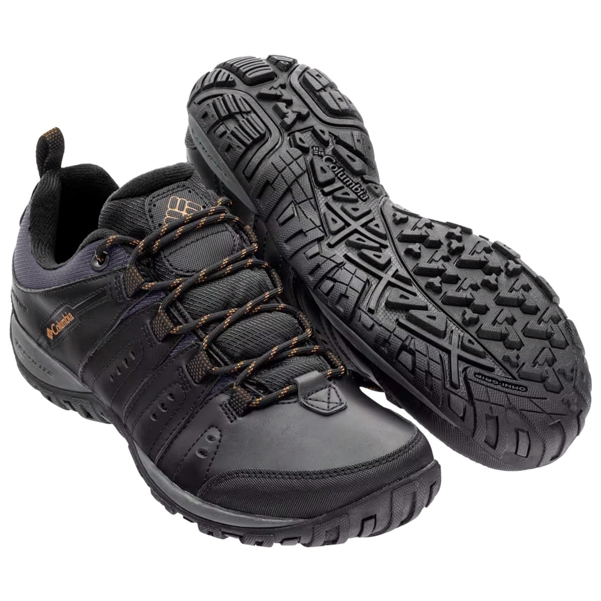 Columbia - Woodburn II Low Waterproof - Trekkingschuhe - Black/Gold