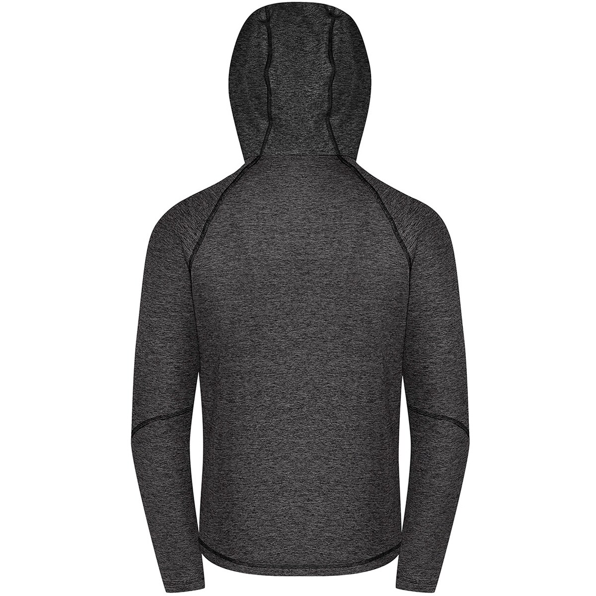 Fjord Nansen - Hasvik Wind Men - Thermo-Sweatshirt - Black/Graphite Melange