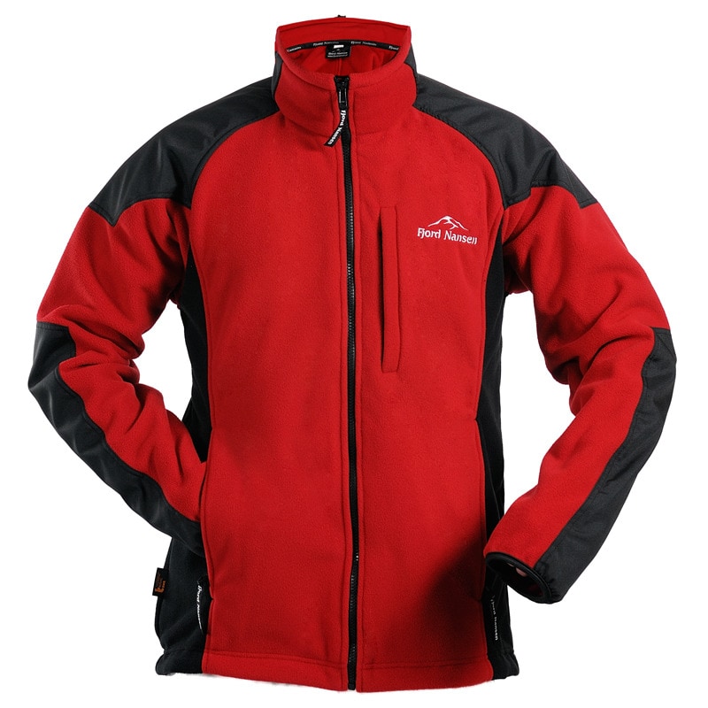 Fjord Nansen - Roald - Fleecejacke - Red/Black 