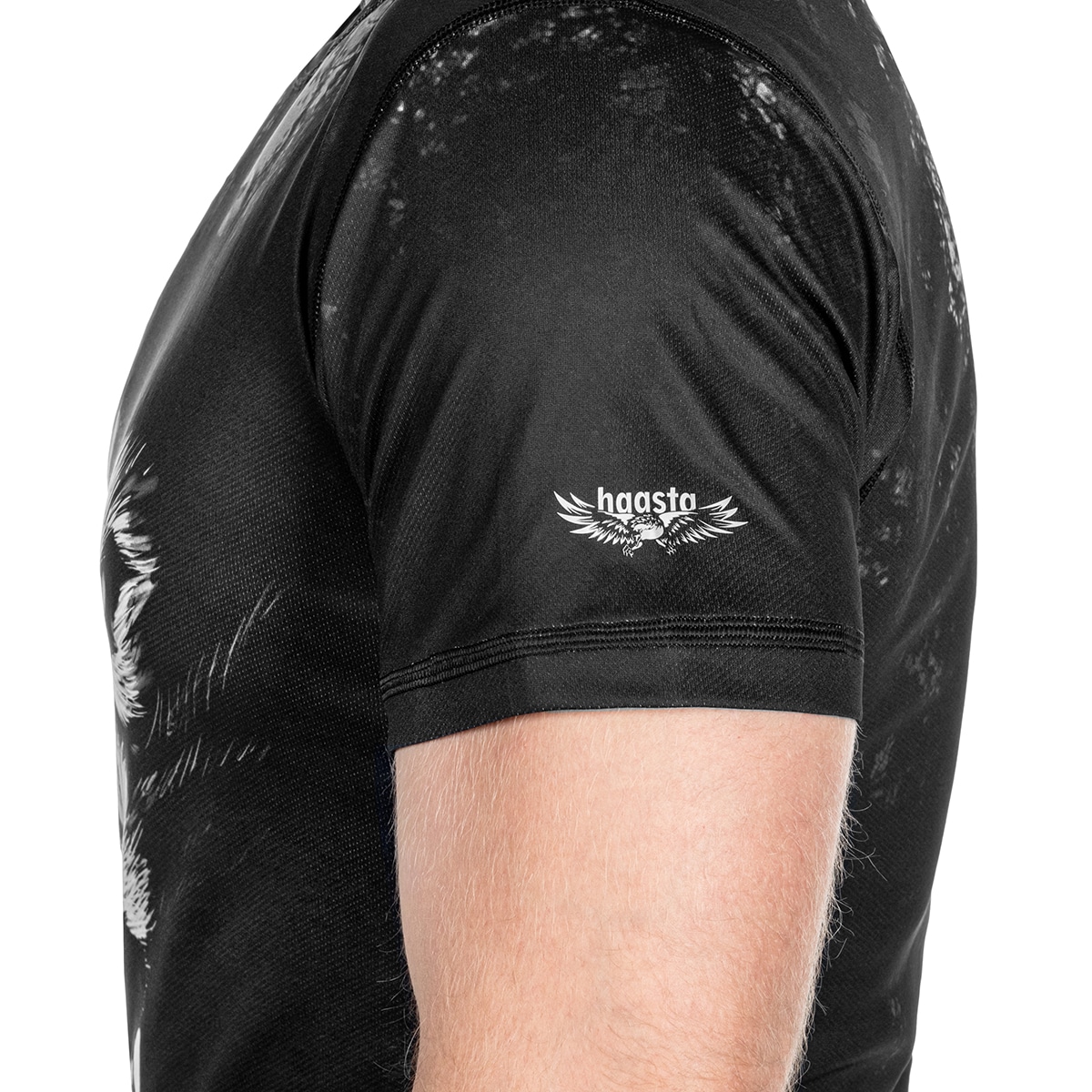 Haasta - Wolf Thermo-T-Shirt - Schwarz